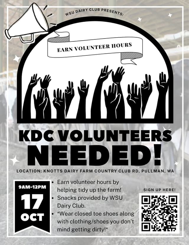 @wsu_dairy_club's Instagram post posted on date 10/9/2026 which generated 20 likes and 0 comments